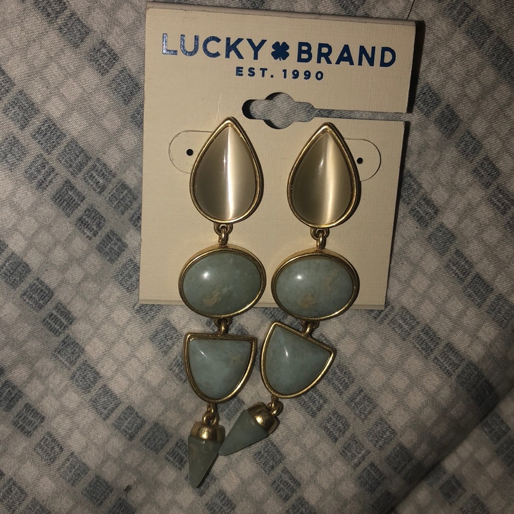 Lucky brand stone earrings - FINAL SALE